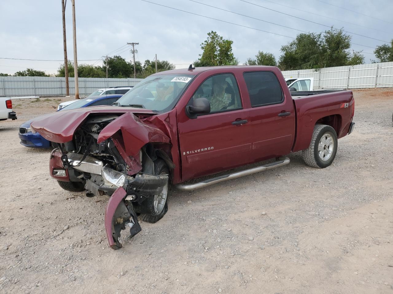 Изображение 1 2007 CHEVROLET SILVERADO K1500 CREW CAB 2007 с VIN 3GCEK13M57G505817