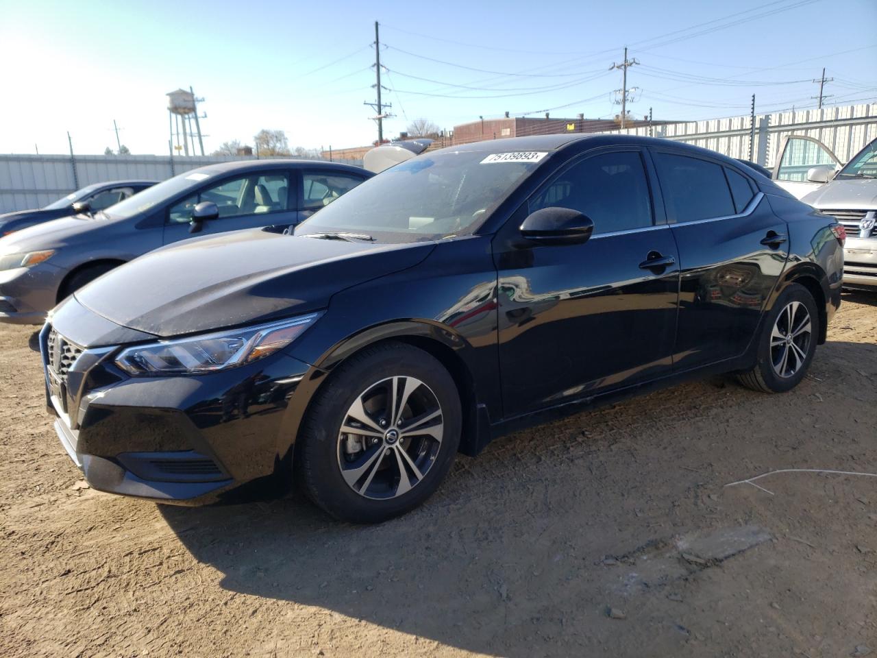 Image 1 of 2022 NISSAN SENTRA SV 2022 with VIN 3N1AB8CVXNY294785