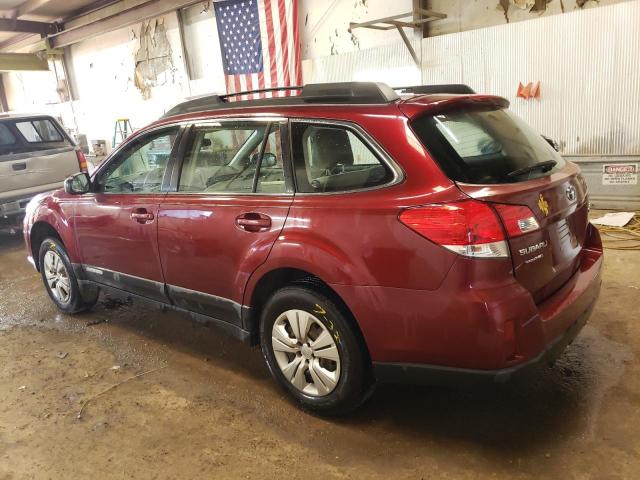 Image 2 of 2011 SUBARU OUTBACK 2.5I 2011 with VIN 4S4BRCAC3B3417344