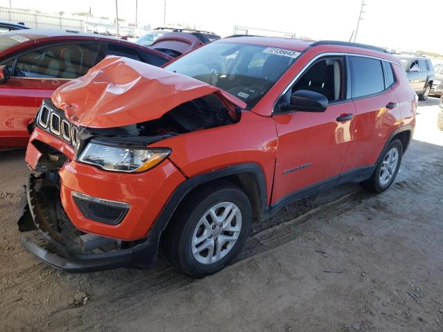 Image 1 of 2020 JEEP COMPASS SPORT 2020 with VIN 3C4NJCAB7LT147685