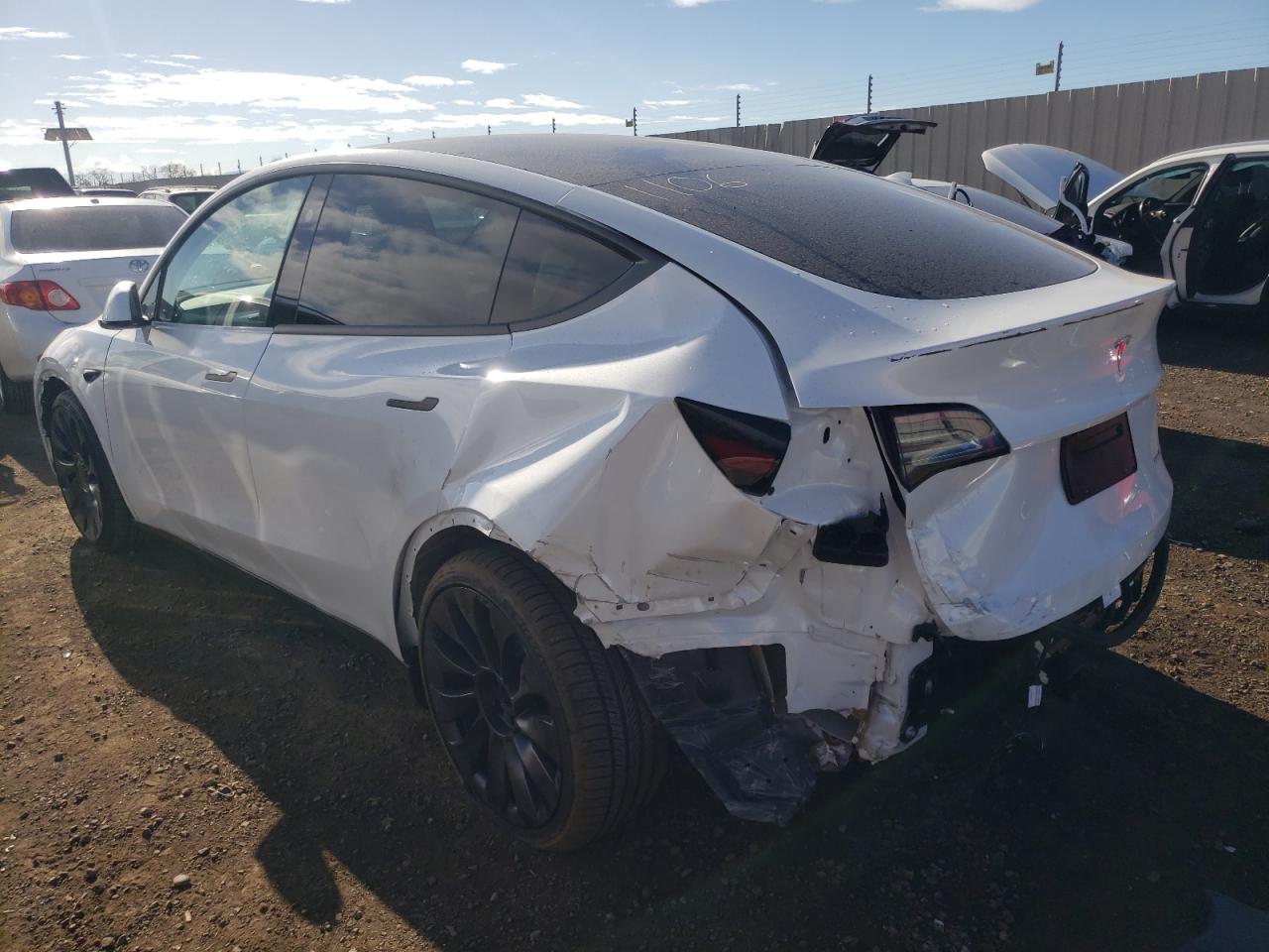 Image 2 of 2023 TESLA MODEL Y  2023 with VIN 7SAYGDEFXPF861106