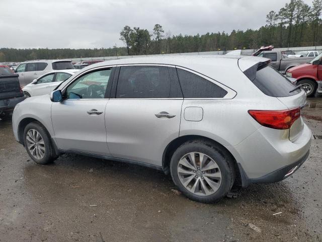 Image 2 of 2014 ACURA MDX TECHNOLOGY 2014 with VIN 5FRYD4H48EB017528