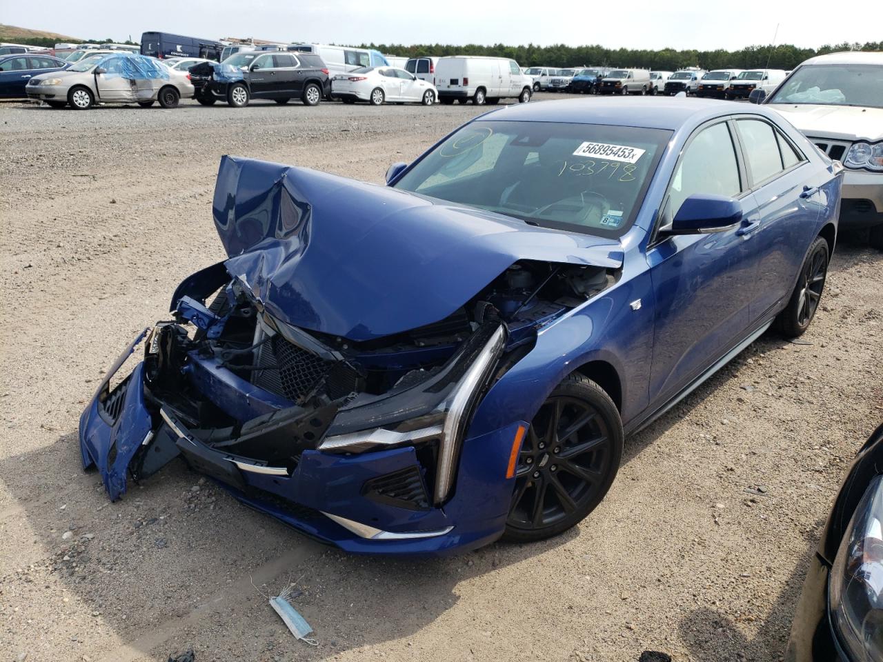 Image 1 of 2023 CADILLAC CT4 SPORT 2023 with VIN 1G6DG5RK9P0103798
