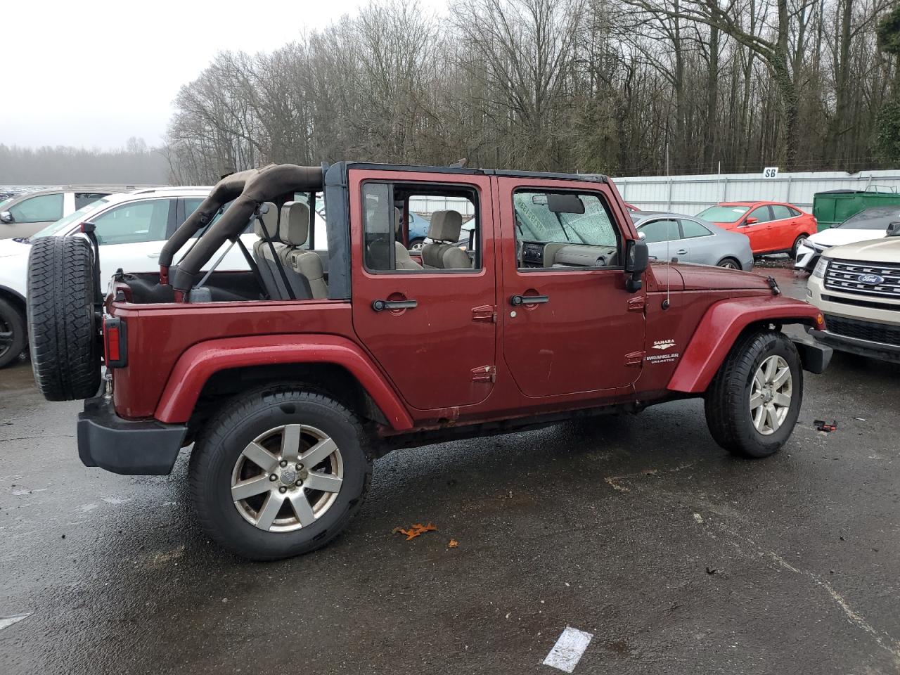 Изображение 3 2007 JEEP WRANGLER SAHARA 2007 с VIN 1J8GA59117L146185