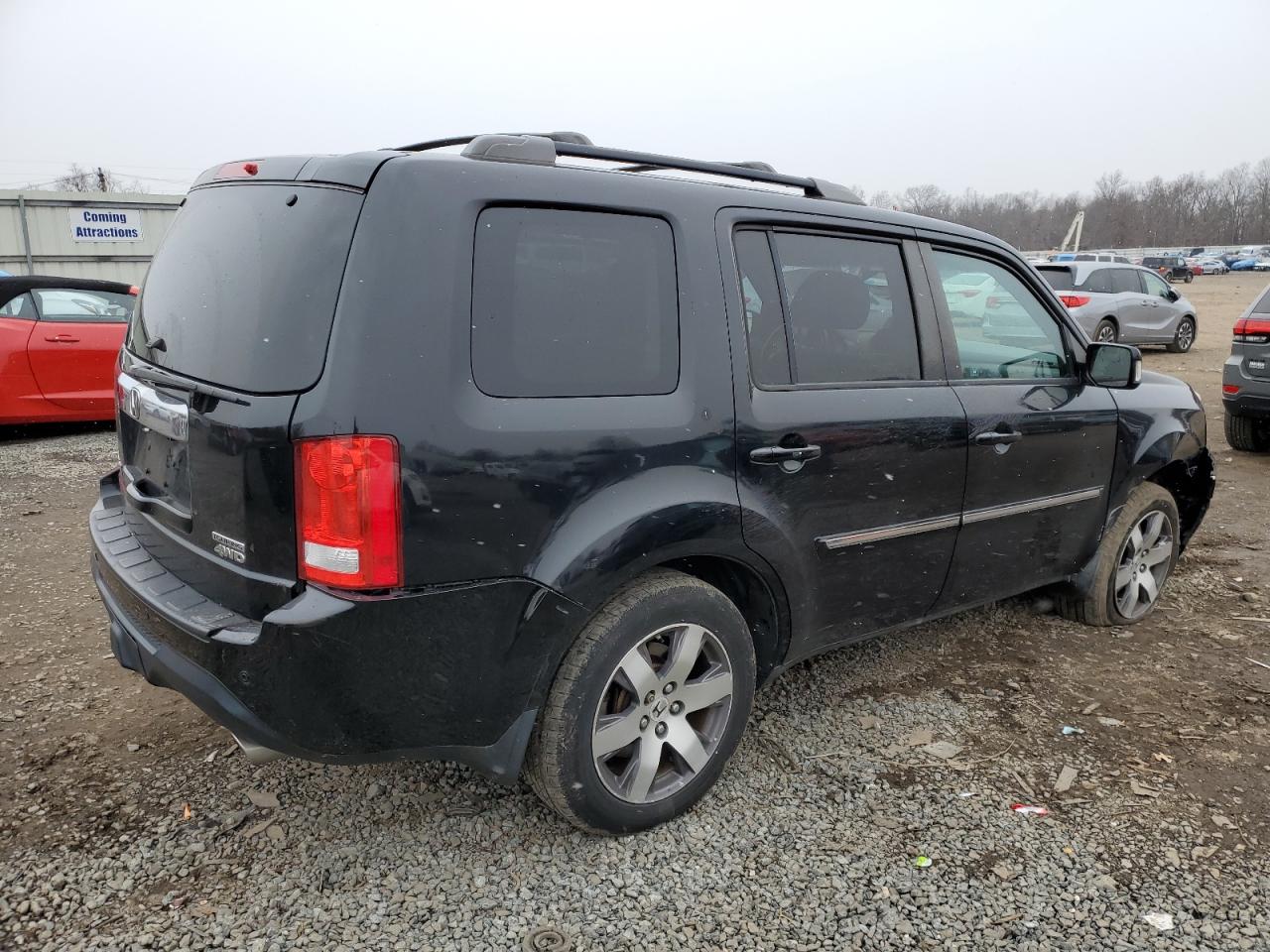 Image 3 of 2012 HONDA PILOT TOURING 2012 with VIN 5FNYF4H96CB010999