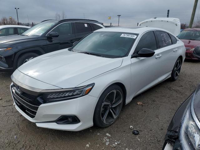 Image 1 of 2021 HONDA ACCORD SPORT 2021 with VIN 1HGCV2F37MA011056