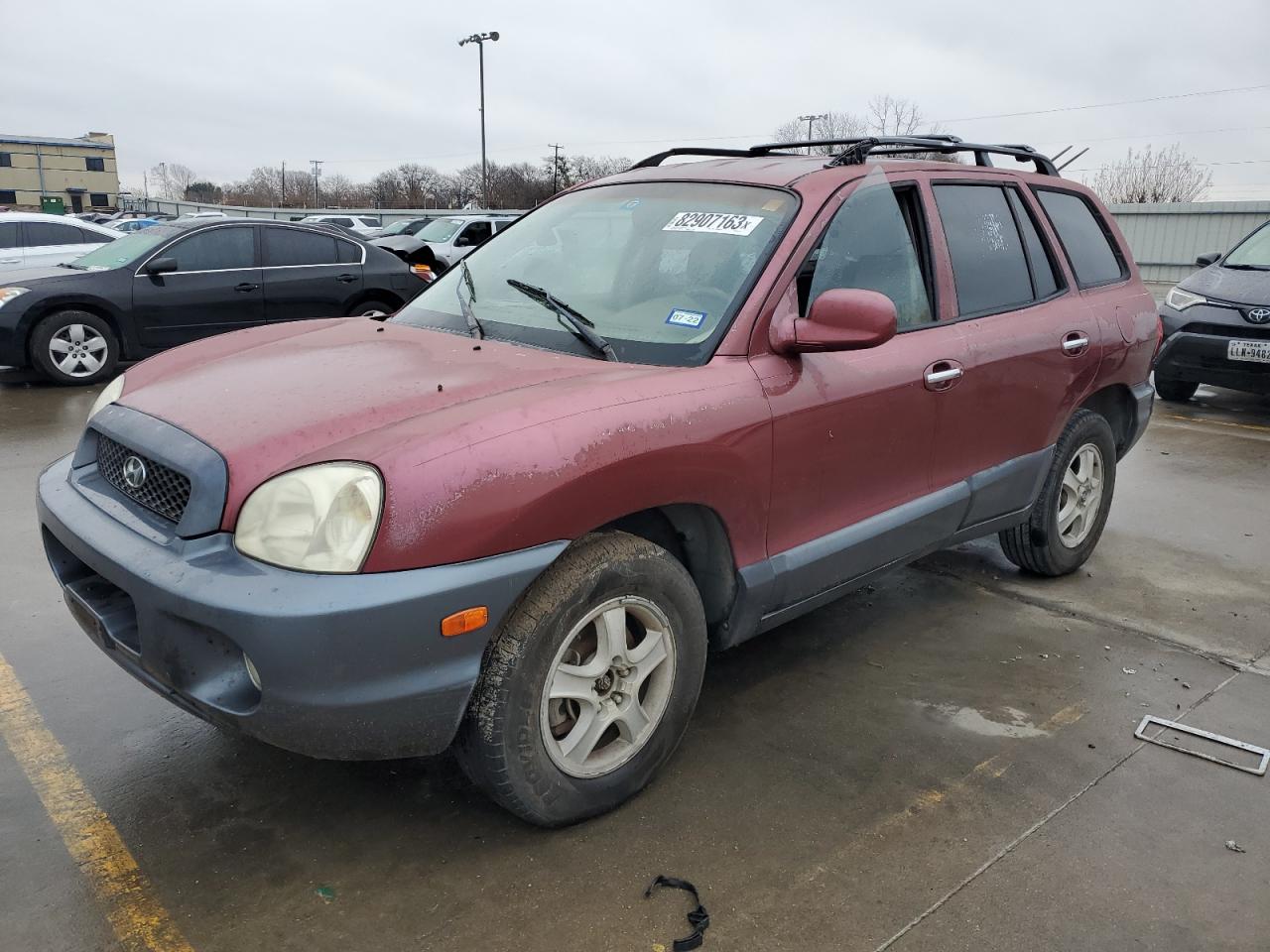 Obraz 1 z 2004 HYUNDAI SANTA FE GLS 2004 z VIN KM8SC13E74U681541