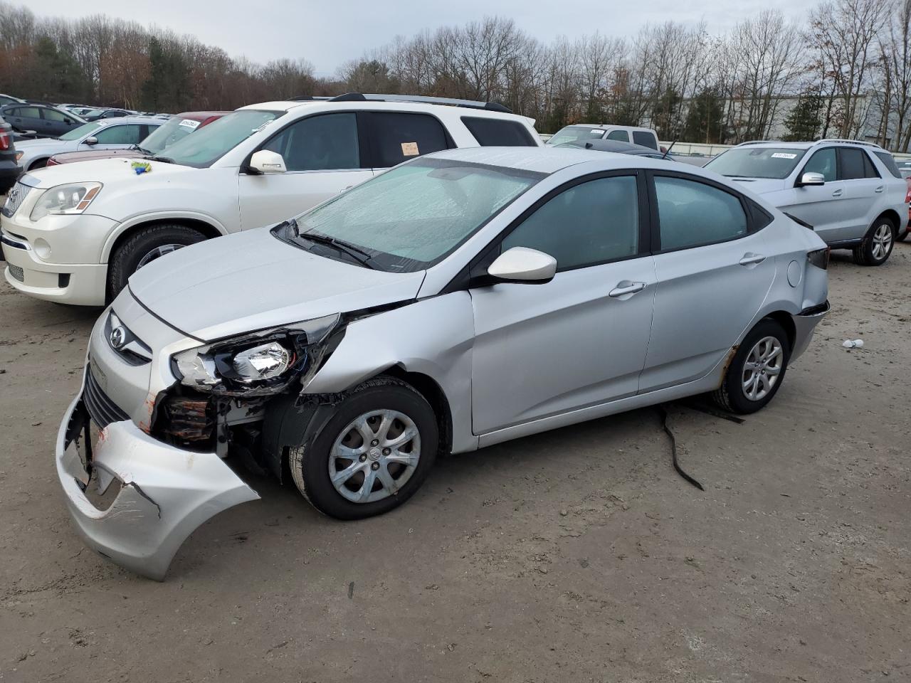Image 1 of 2013 HYUNDAI ACCENT GLS 2013 with VIN KMHCT4AE0DU345643