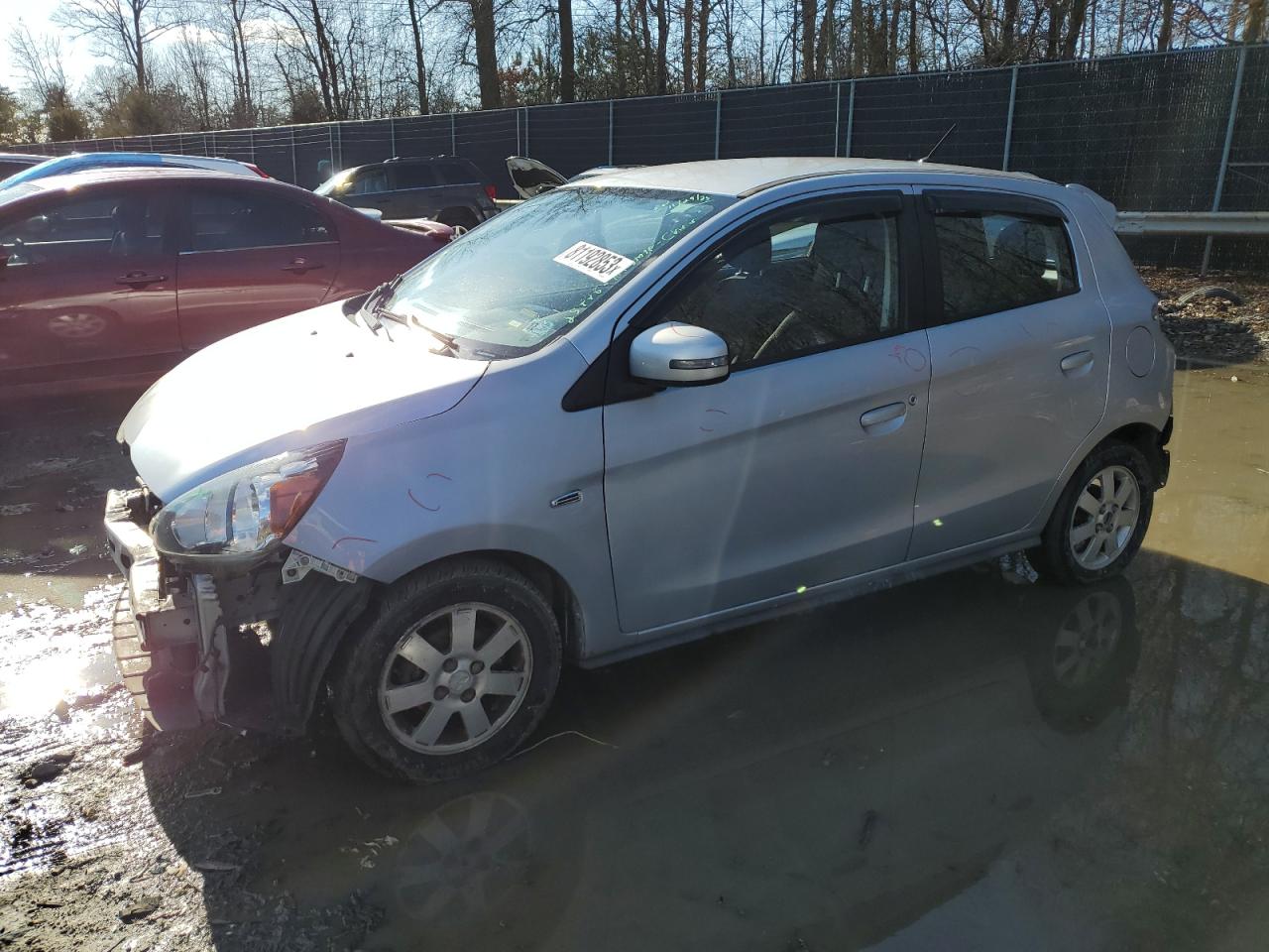 Image 1 of 2015 MITSUBISHI MIRAGE ES 2015 with VIN ML32A4HJ0FH014018