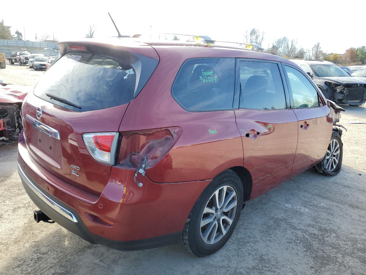 Изображение 3 2014 NISSAN PATHFINDER S 2014 с VIN 5N1AR2MM4EC654875