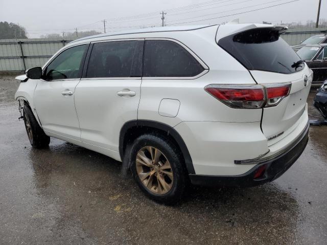 Image 2 of 2015 TOYOTA HIGHLANDER XLE 2015 with VIN 5TDKKRFH6FS072024