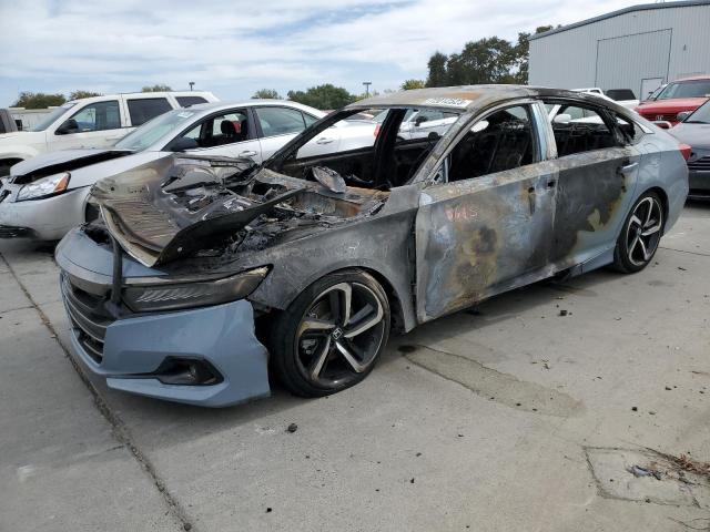 Image 1 of 2022 HONDA ACCORD HYBRID SPORT 2022 with VIN 1HGCV3F22NA026028