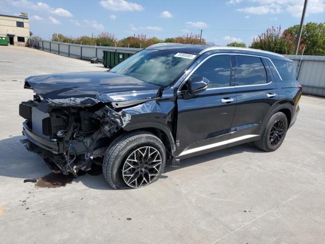 Image 1 of 2023 HYUNDAI PALISADE SEL 2023 with VIN KM8R2DGE0PU614071