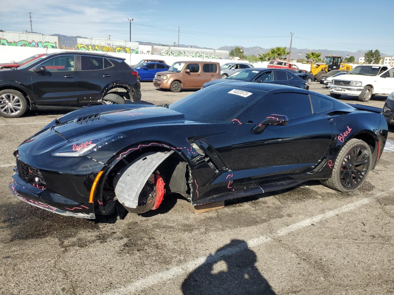 Image 1 of 2018 CHEVROLET CORVETTE Z06 3LZ 2018 with VIN 1G1YU2D63J5600509