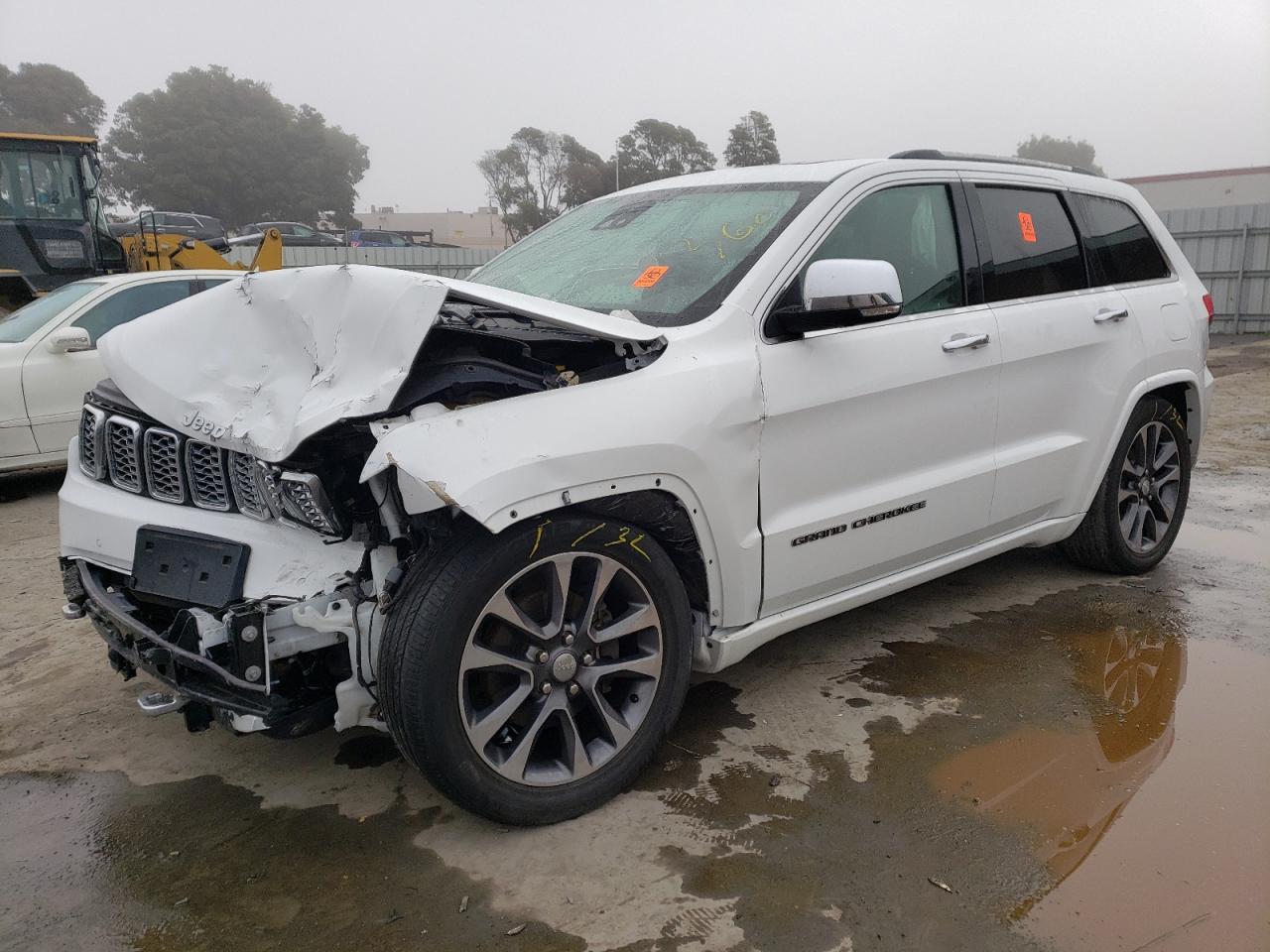 Image 1 of 2017 JEEP GRAND CHEROKEE OVERLAND 2017 with VIN 1C4RJFCG0HC739833