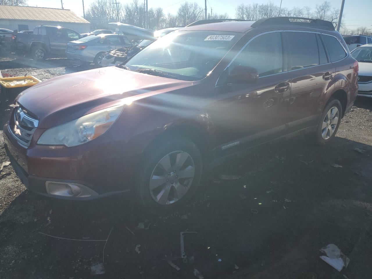 Image 1 of 2011 SUBARU OUTBACK 2.5I PREMIUM 2011 with VIN 4S4BRBCC0B3358048