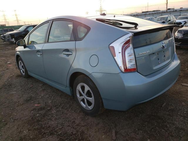 Image 2 of 2013 TOYOTA PRIUS  2013 with VIN JTDKN3DU2D1702085