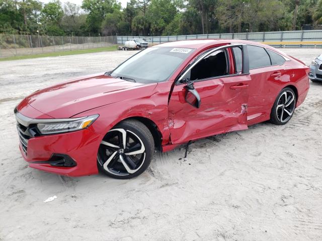 Изображение 1 2021 HONDA ACCORD SPORT SE 2021 с VIN 1HGCV1F46MA078704