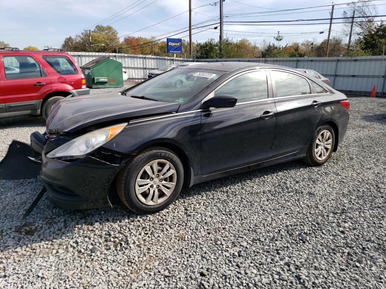 Изображение 1 2012 HYUNDAI SONATA GLS 2012 с VIN 5NPEB4AC1CH459741