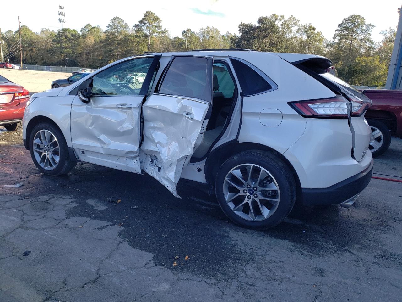 Image 2 of 2018 FORD EDGE TITANIUM 2018 with VIN 2FMPK3K8XJBC34915