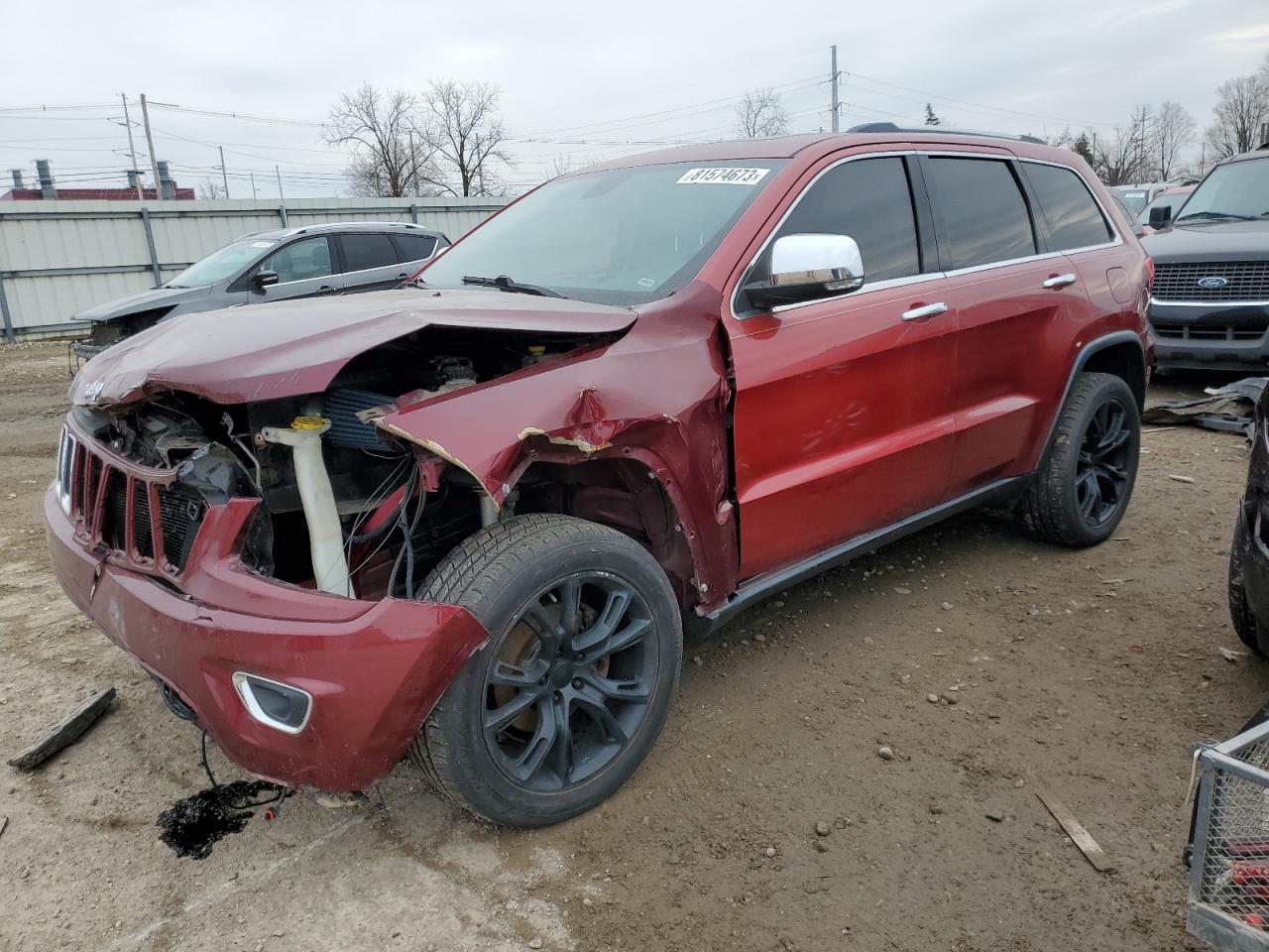 Obraz 1 z 2014 JEEP GRAND CHEROKEE LIMITED 2014 z VIN 1C4RJFBG4EC101808