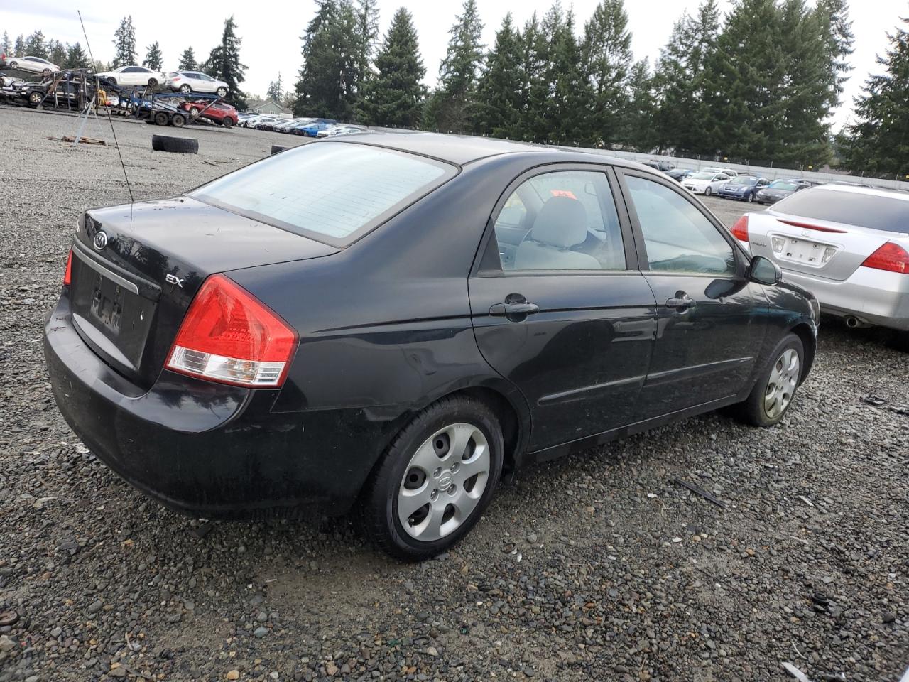 Image 3 of 2008 KIA SPECTRA EX 2008 with VIN KNAFE121485546092