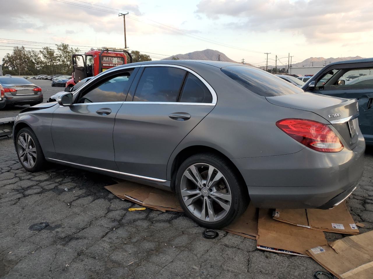 Image 2 of 2015 MERCEDES-BENZ C 300 4MATIC 2015 with VIN 55SWF4KB0FU016416