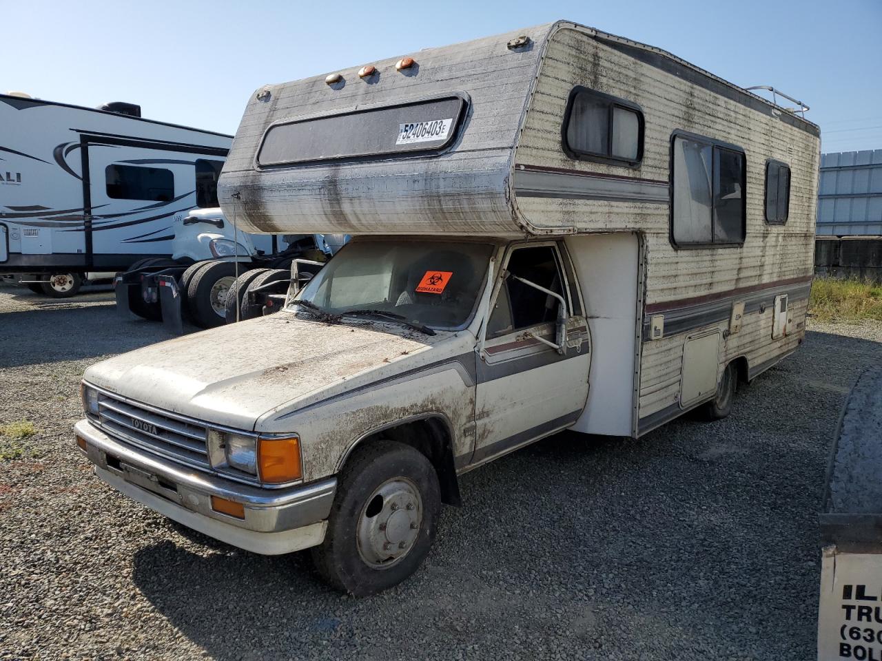 Image 2 of 1987 TOYOTA PICKUP CAB CHASSIS RN75 DLX 1987 with VIN JT5RN75U8H0013938
