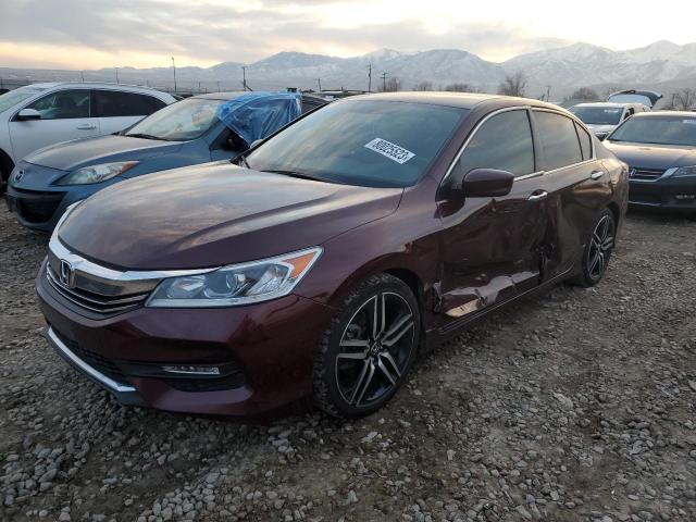 Image 1 of 2017 HONDA ACCORD SPORT 2017 with VIN 1HGCR2F57HA101691