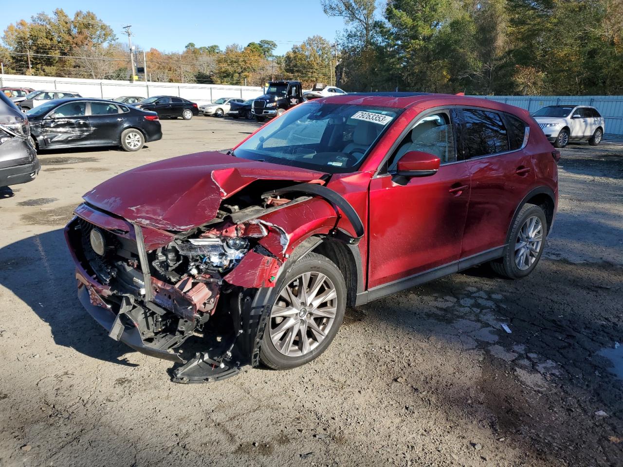 Image 1 of 2020 MAZDA CX-5 GRAND TOURING 2020 with VIN JM3KFBDM0L0824513