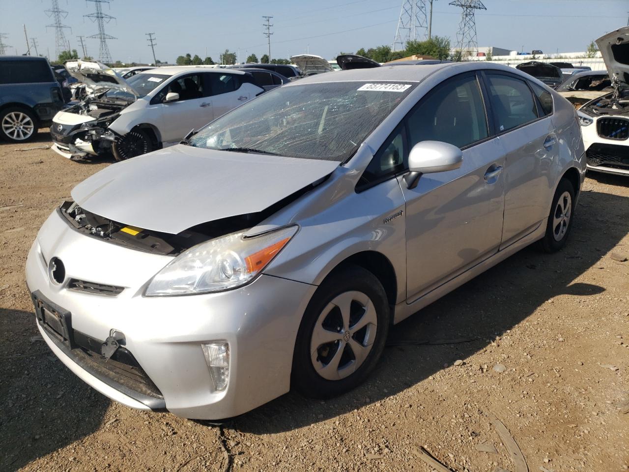 Image 1 of 2012 TOYOTA PRIUS  2012 with VIN JTDKN3DU0C5434483