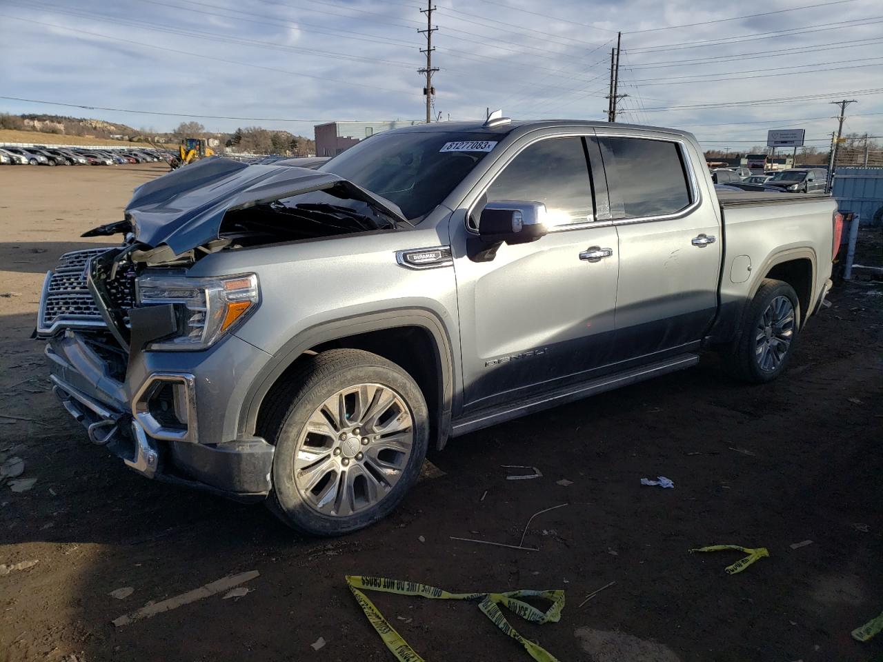 Image 1 of 2021 GMC SIERRA K1500 DENALI 2021 with VIN 3GTU9FET0MG172091
