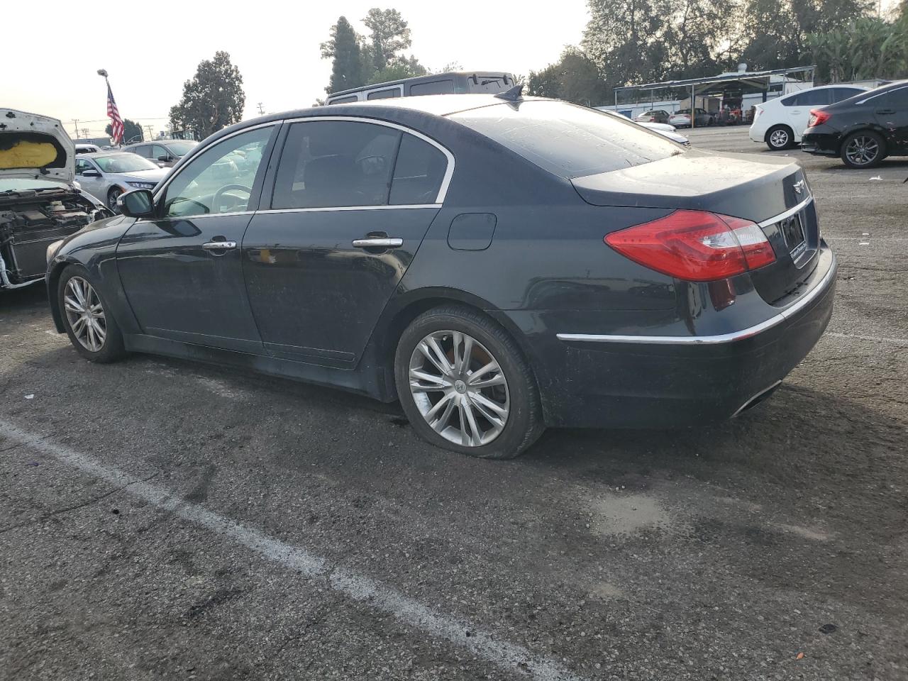 Image 2 of 2012 HYUNDAI GENESIS 3.8L 2012 with VIN KMHGC4DD8CU158623