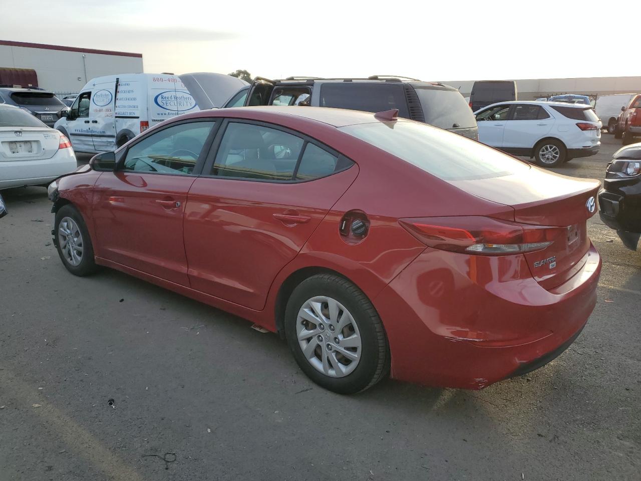 Image 2 of 2017 HYUNDAI ELANTRA SE 2017 with VIN KMHD74LF8HU093676