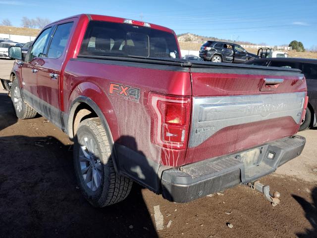 Image 2 of 2017 FORD F150 SUPERCREW 2017 with VIN 1FTEW1EF3HFB39328