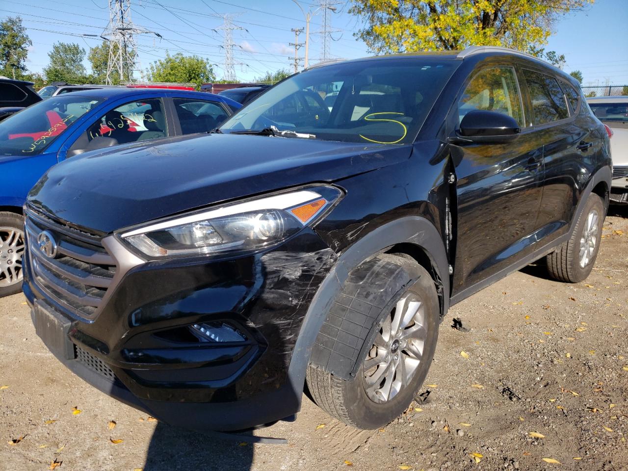 Image 2 of 2016 HYUNDAI TUCSON LIMITED 2016 with VIN KM8J3CA4XGU139890