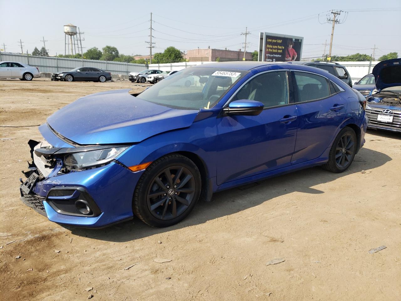 Image 1 of 2020 HONDA CIVIC EX 2020 with VIN SHHFK7H68LU206404