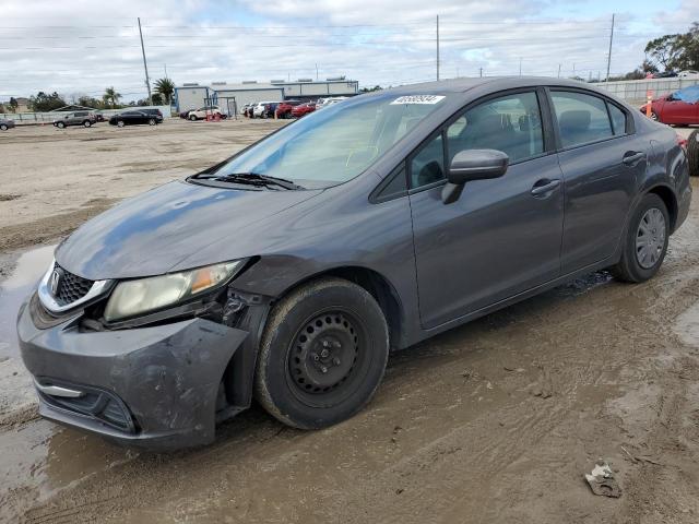 Image 1 of 2014 HONDA CIVIC LX 2014 with VIN 19XFB2F55EE050541