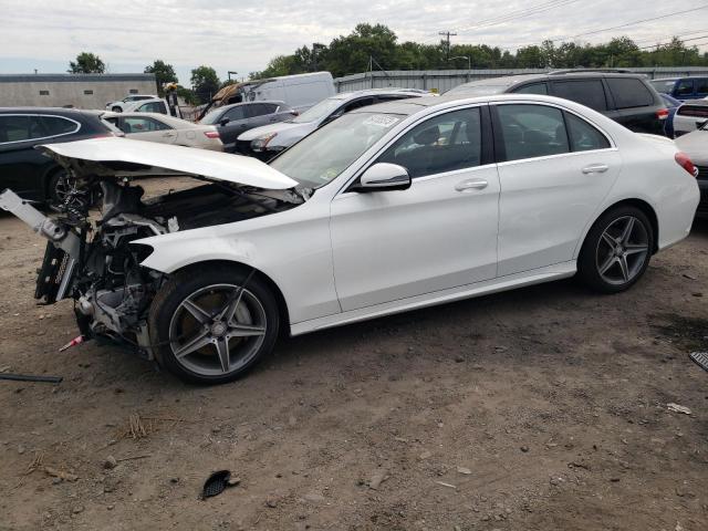 Image 1 of 2016 MERCEDES-BENZ C 300 4MATIC 2016 with VIN 55SWF4KB1GU136243