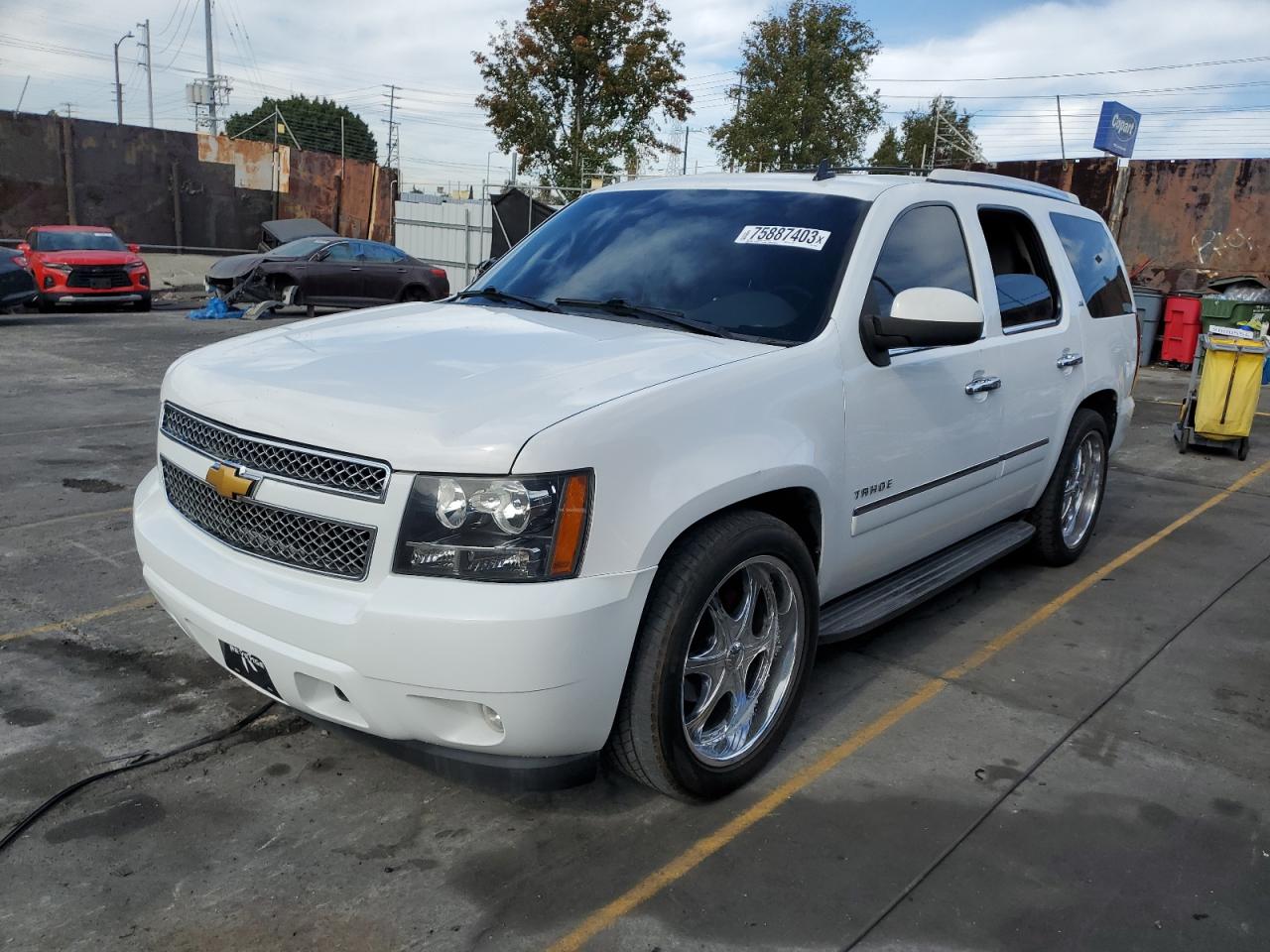 Image 1 of 2013 CHEVROLET TAHOE C1500 LTZ 2013 with VIN 1GNSCCE07DR371935