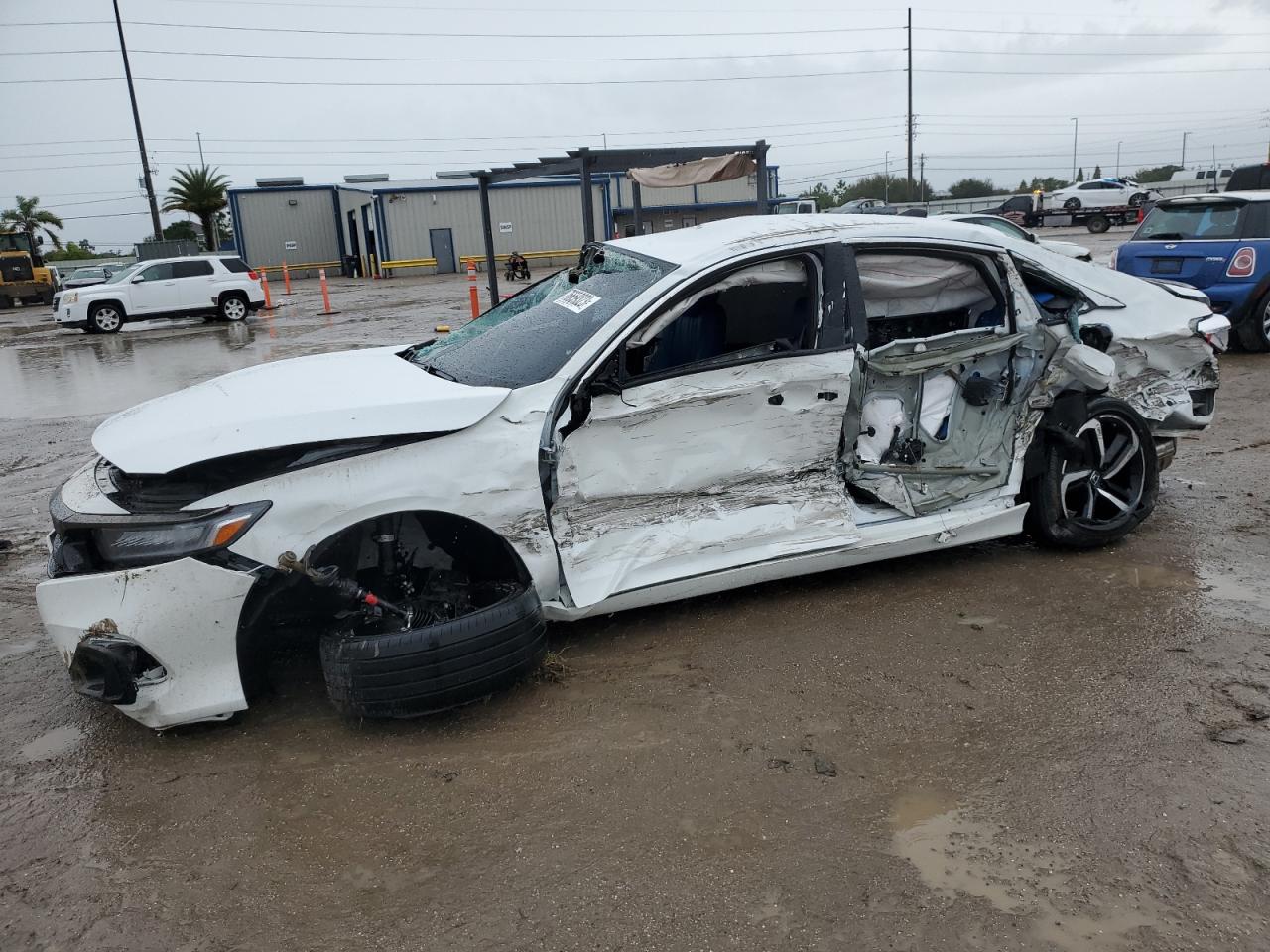 Image 1 of 2022 HONDA ACCORD SPORT 2022 with VIN 1HGCV1F36NA032721