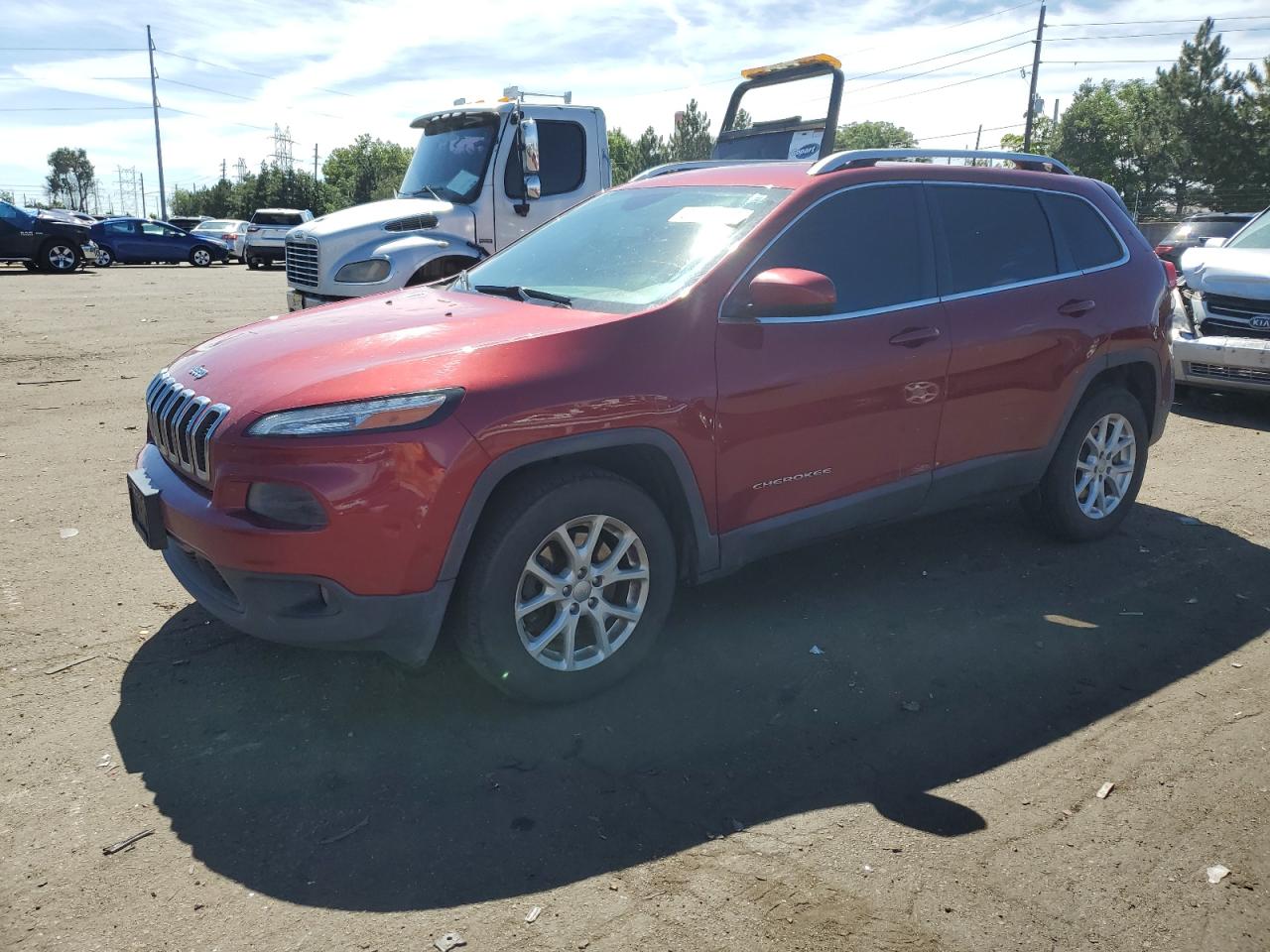 Image 1 of 2016 JEEP CHEROKEE LATITUDE 2016 with VIN 1C4PJMCB8GW181873