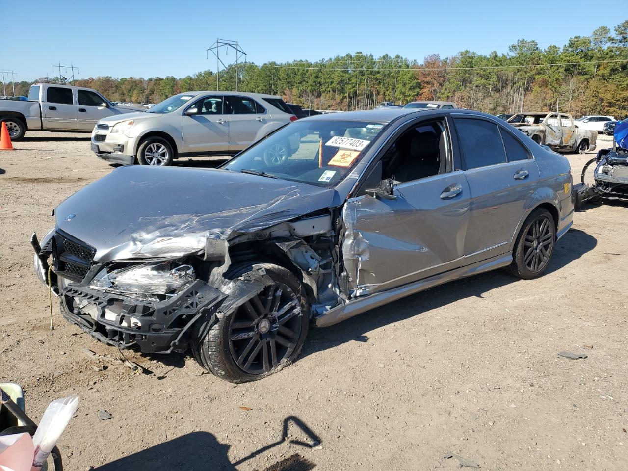 Image 1 of 2008 MERCEDES-BENZ C 300 2008 with VIN WDDGF54X88R013500