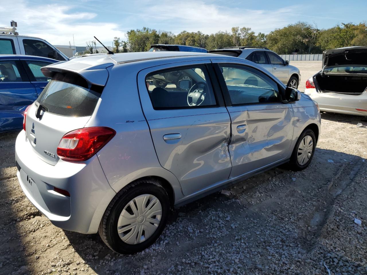 Image 3 of 2017 MITSUBISHI MIRAGE ES 2017 with VIN ML32A3HJ8HH018489