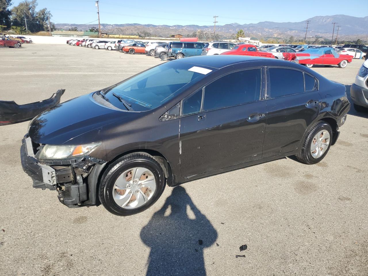 Image 1 of 2013 HONDA CIVIC LX 2013 with VIN 2HGFB2F5XDH560517