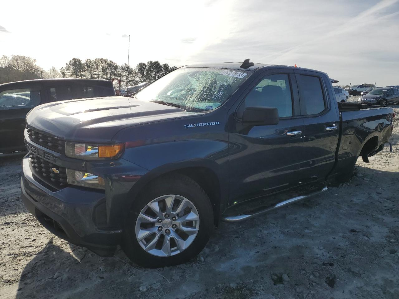 Image 1 of 2019 CHEVROLET SILVERADO C1500 CUSTOM 2019 with VIN 1GCRWBEH6KZ414608