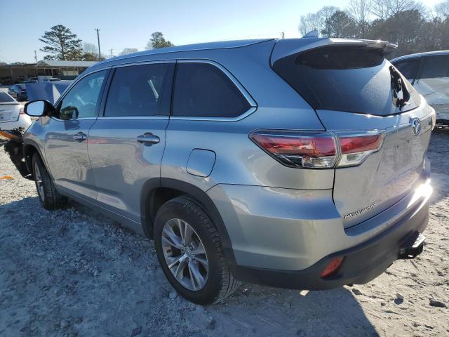 Image 2 of 2014 TOYOTA HIGHLANDER XLE 2014 with VIN 5TDKKRFH4ES032426