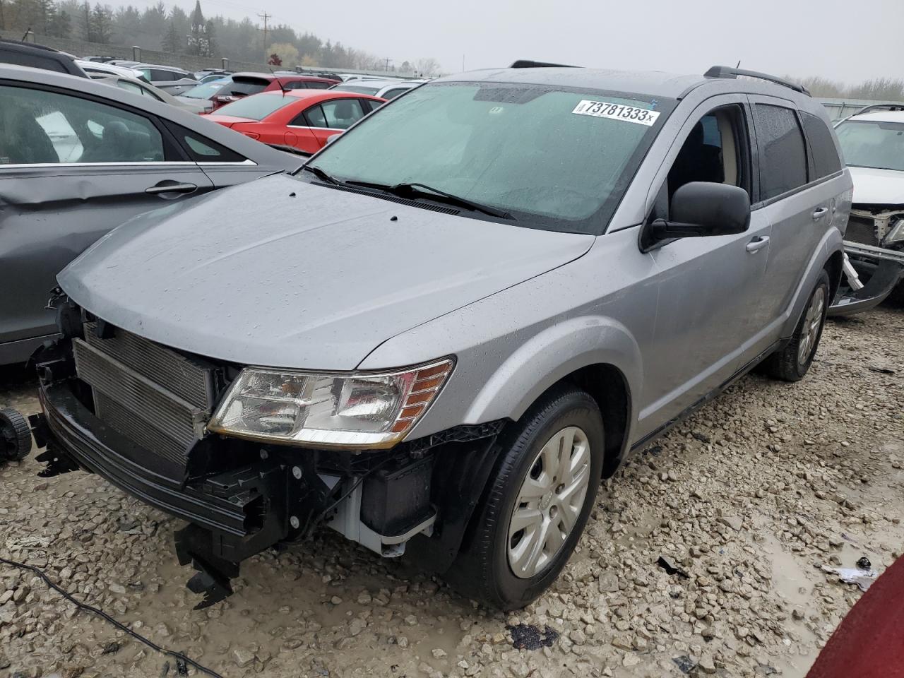 Изображение 1 2018 DODGE JOURNEY SE 2018 с VIN 3C4PDCAB4JT170502