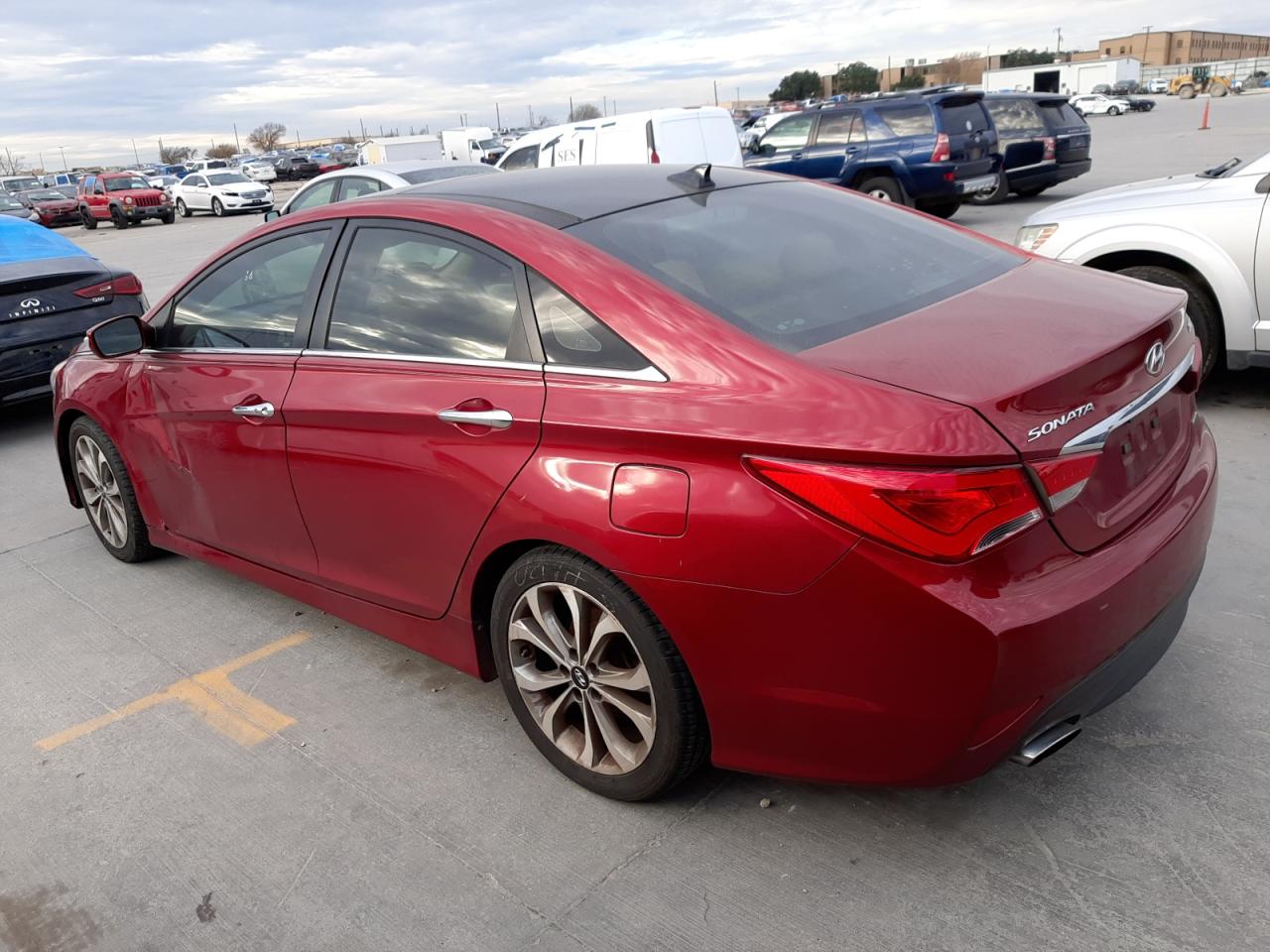 Изображение 2 2014 HYUNDAI SONATA SE 2014 с VIN 5NPEC4AB1EH844661