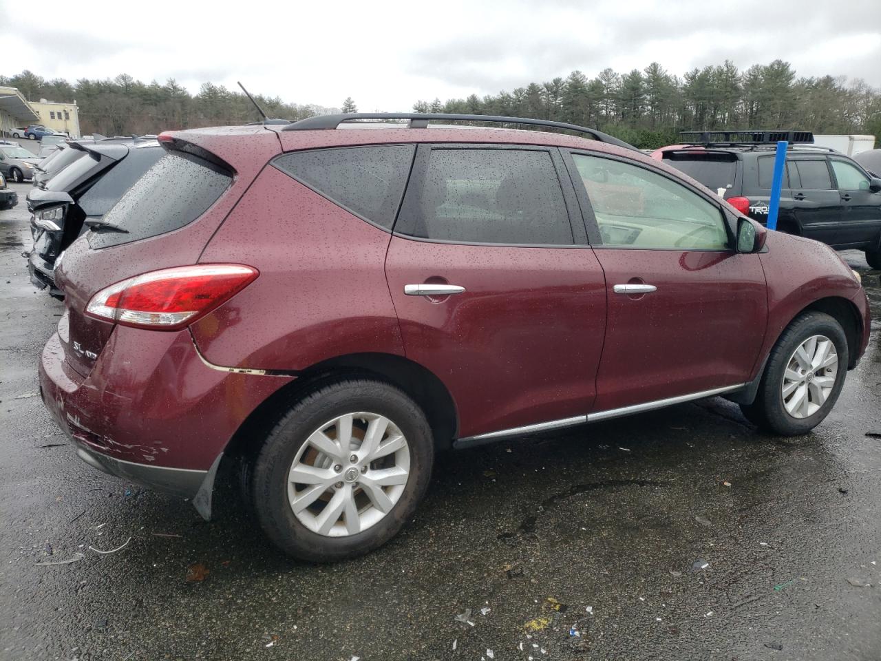 Изображение 3 2012 NISSAN MURANO S 2012 с VIN JN8AZ1MW6CW209621